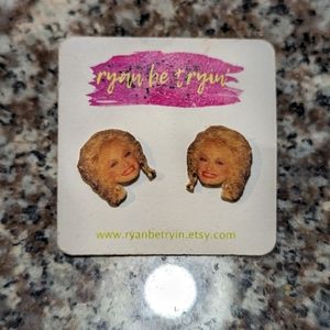 Dolly Parton earrings new and handmade